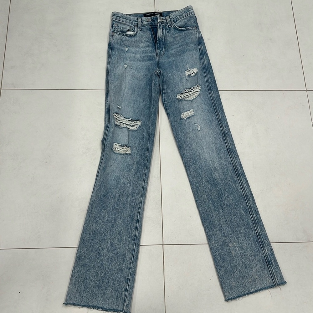 Veronica Beard Women's Dylan High Straight Leg Jeans - 24